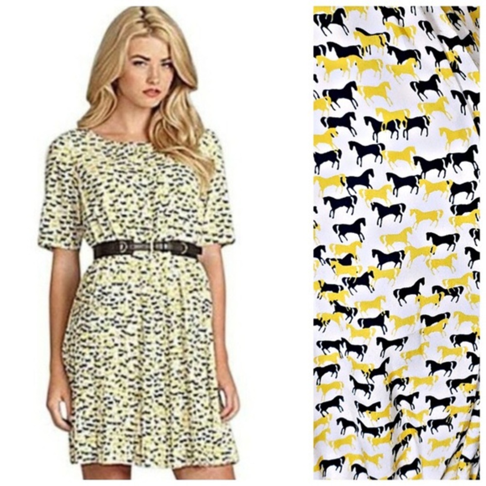 Cremieux Horse Print Dress